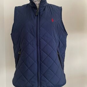 Ralph Lauren Navy Quilted Vest